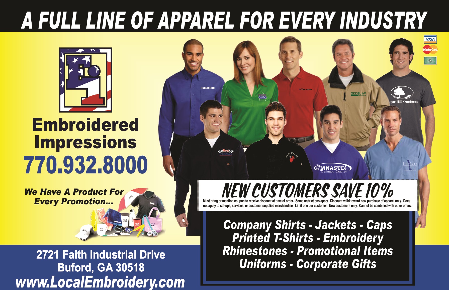 Corporate Apparel and Uniform Sales